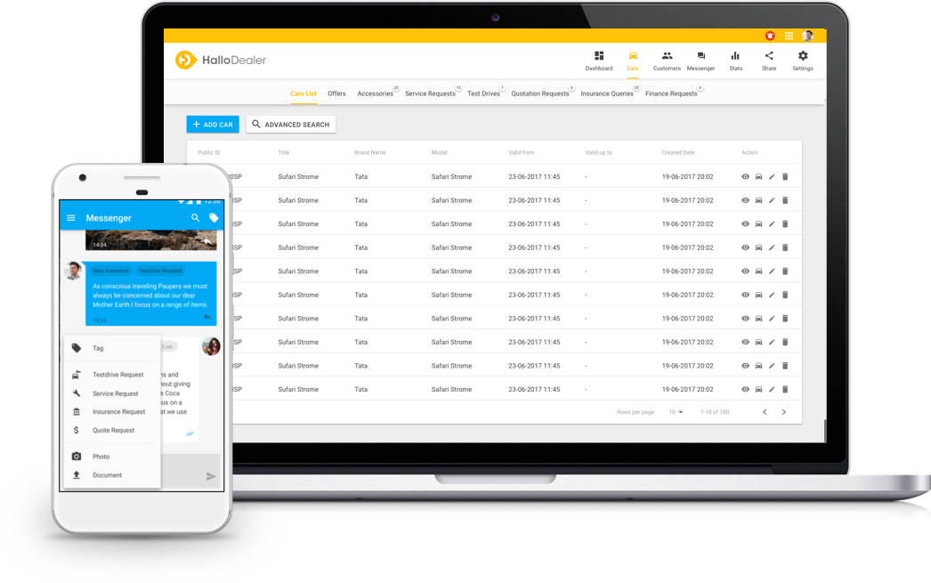 HalloDealer - Car Dealership App